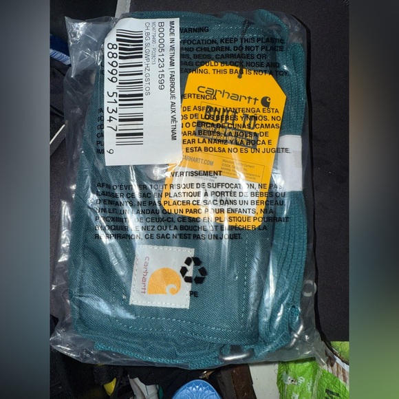 Carhartt Teal Crossbody Belt Bag - Picture 2 of 7